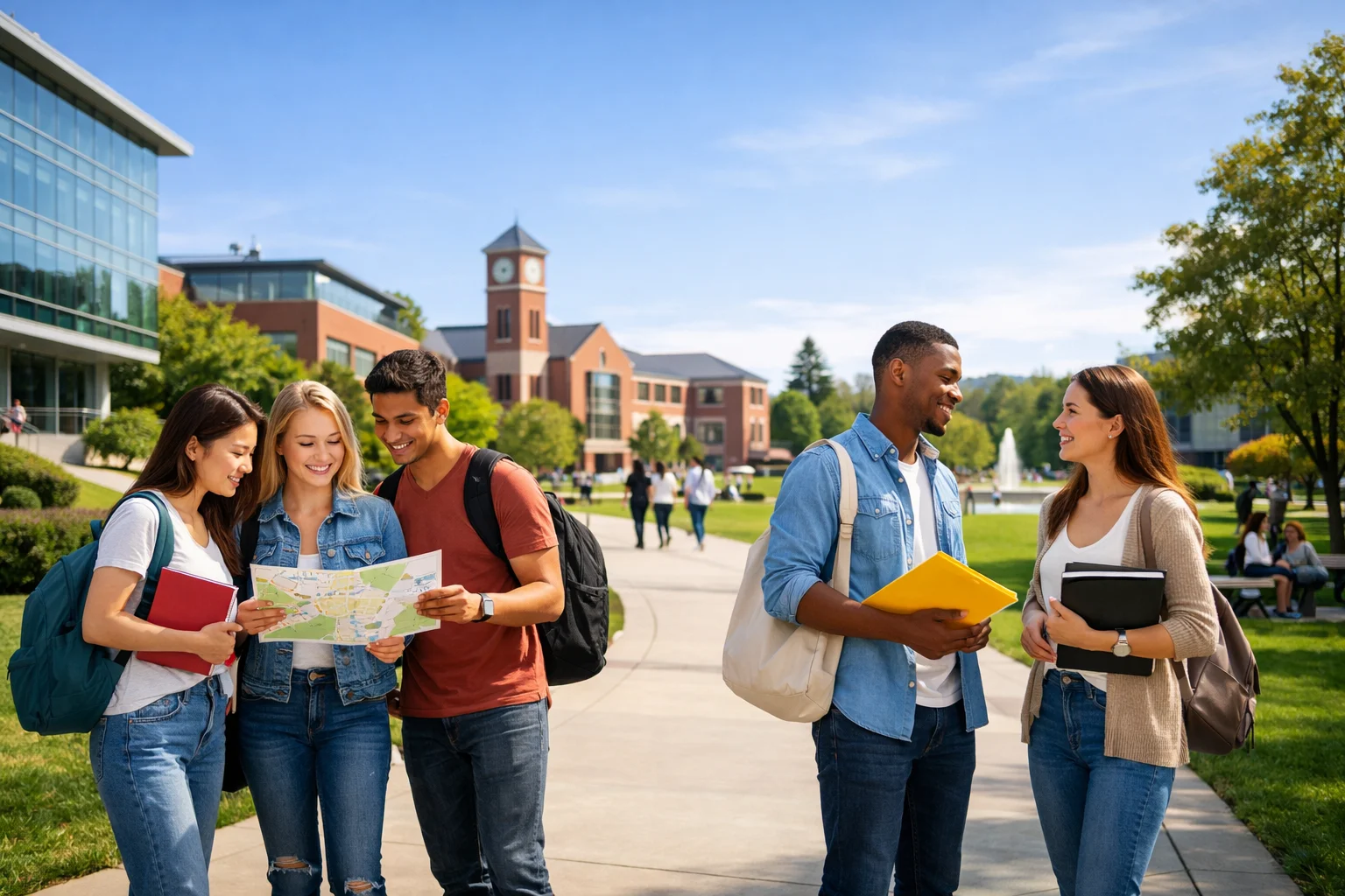 University campus in Barcelona