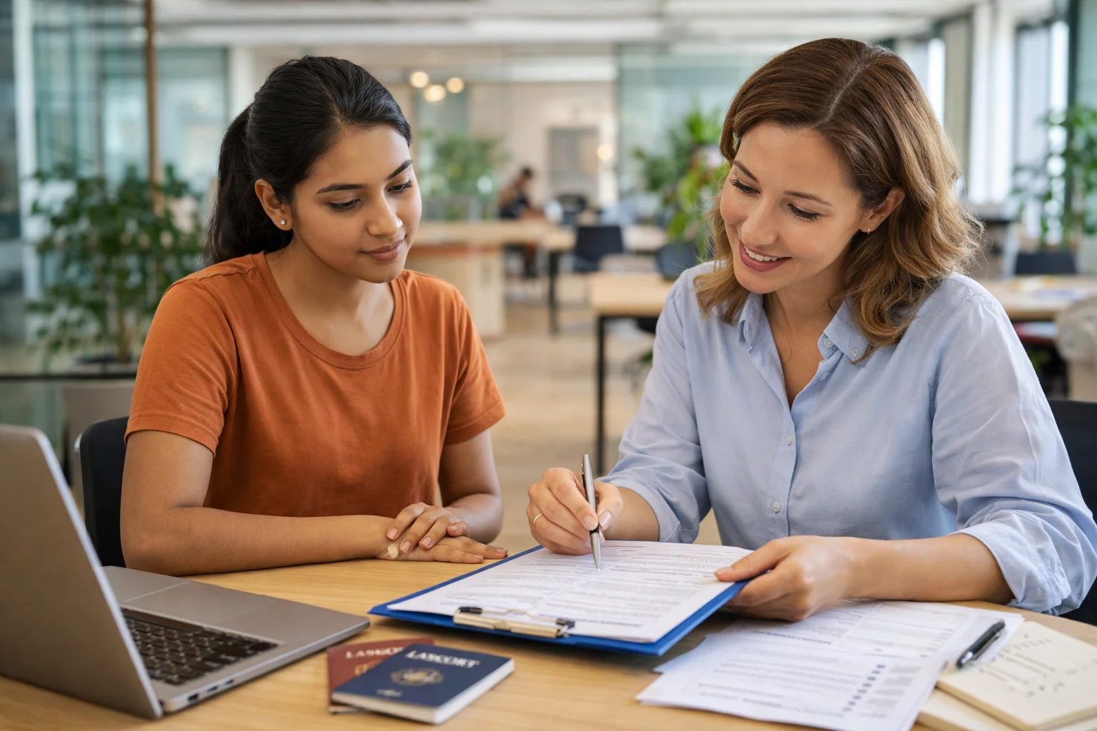 Visa and legal document assistance